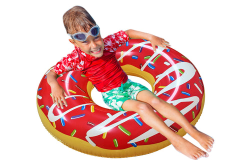 Inflatable Green Giant Donut Pool Float Toys & Raft