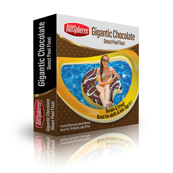 Top Summer Float - Chocolate Donut Pool Float