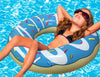 Inflatable Blue Donut Pool Floats-2