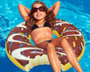 Chocolate Donut Pool Float