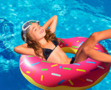 Giant Pink Donut Pool Floats - RiffSpheres™ - 3